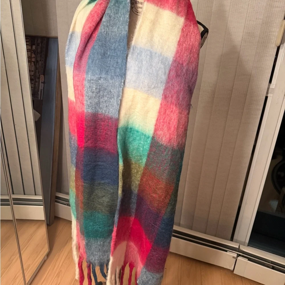 Colorful Plaid Women's Scarf - Picture 7 of 10